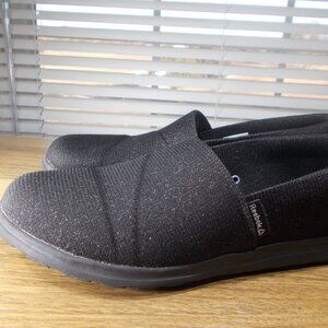 Reebok Women's Black Light Weight Slip On Shoes Size 7.5